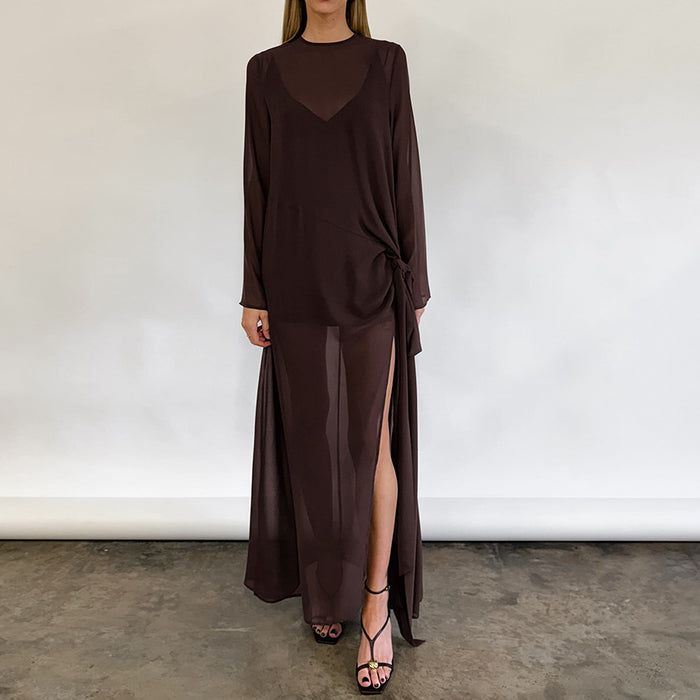 Rosalind Maxi dress - Brown