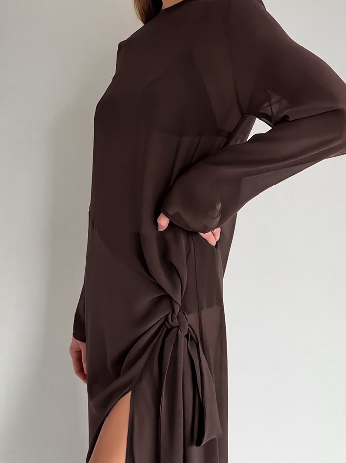 Rosalind Maxi dress - Brown