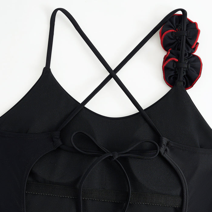 Rose Noir Swimsuit - Black