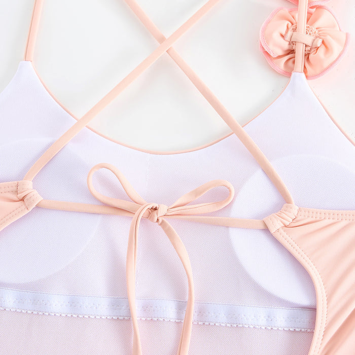 Rose Noir Swimsuit - Pink