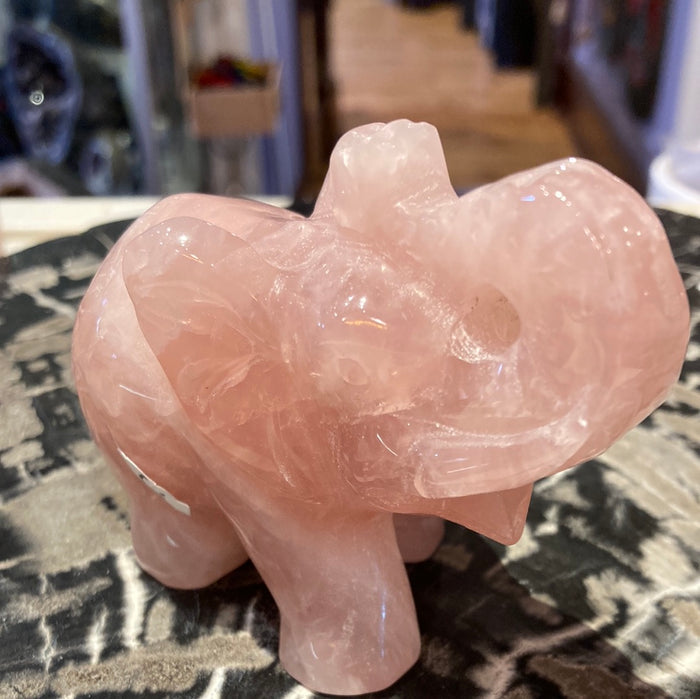 Rose Quartz elephant
