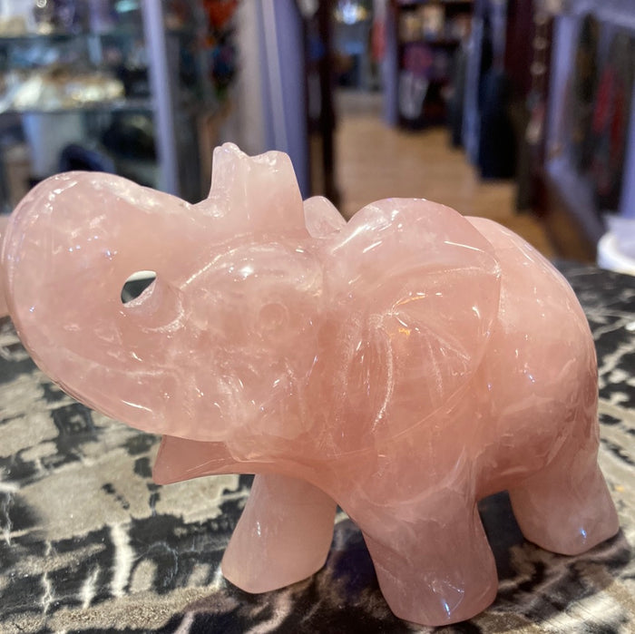 Rose Quartz elephant