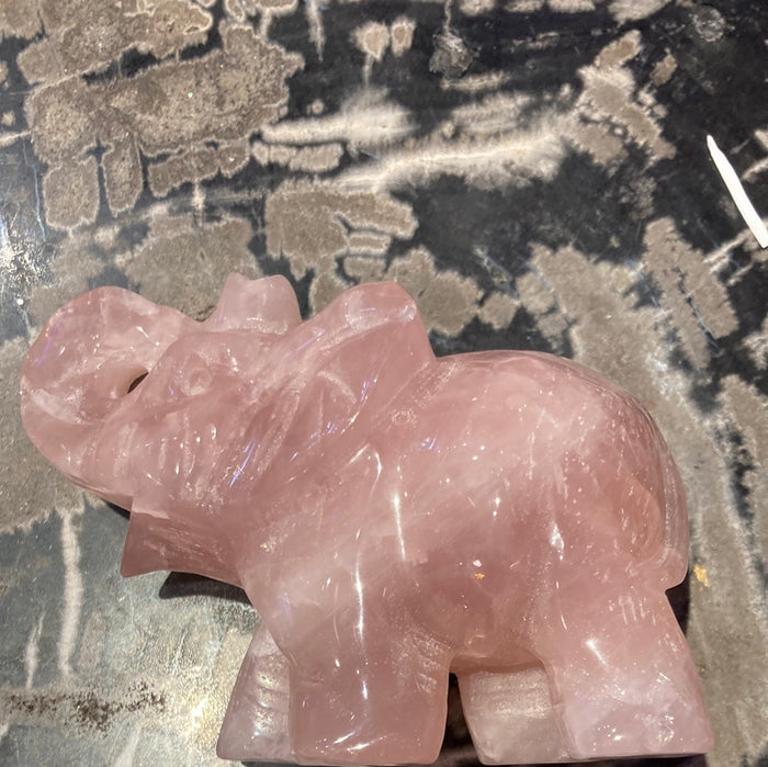 Rose Quartz elephant