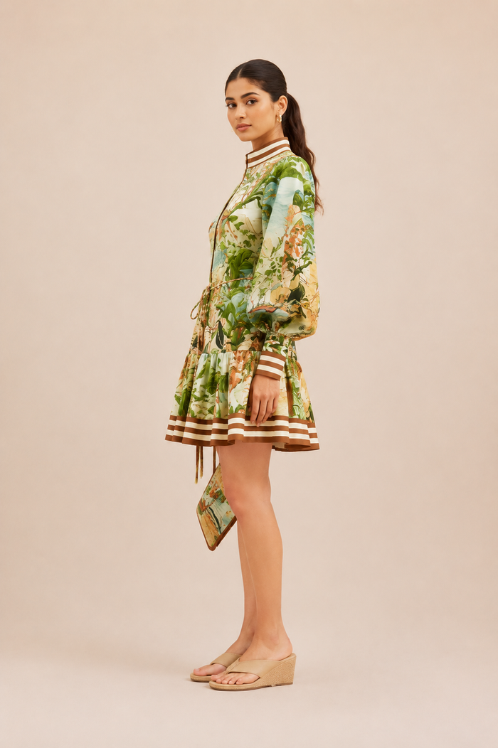 Rosh Mini Dress - Apricot