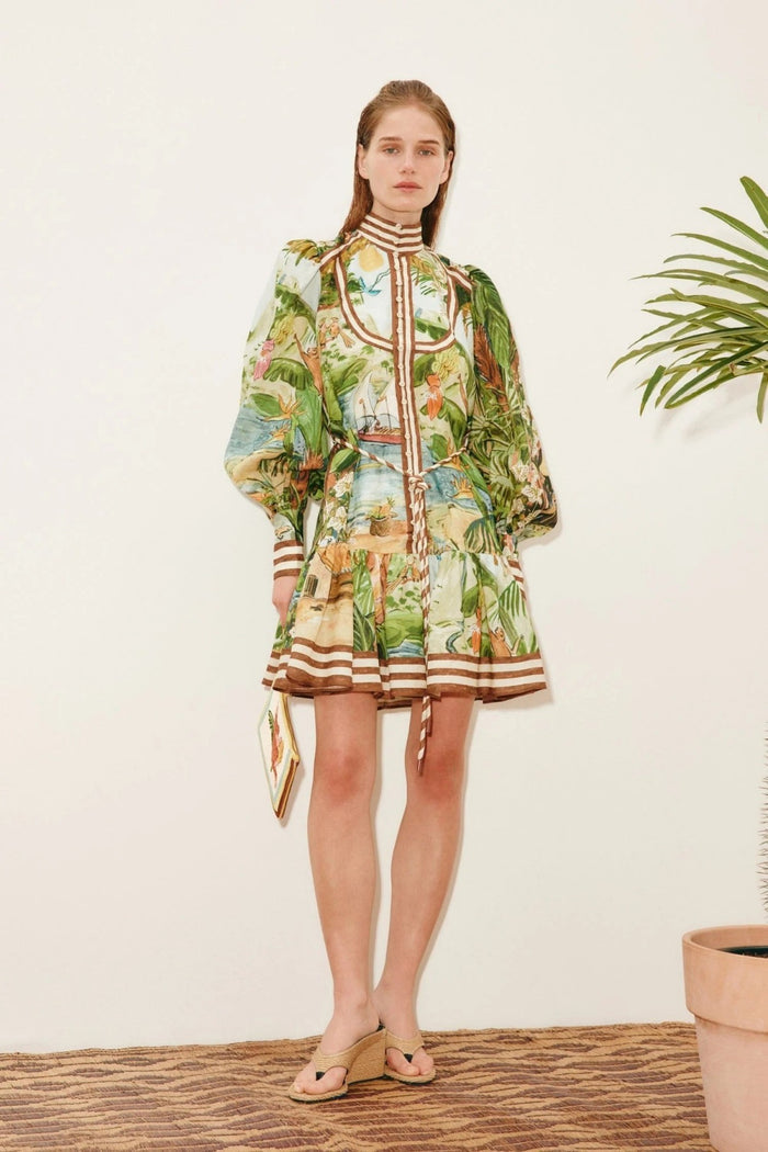 Rosh Mini Dress - Apricot