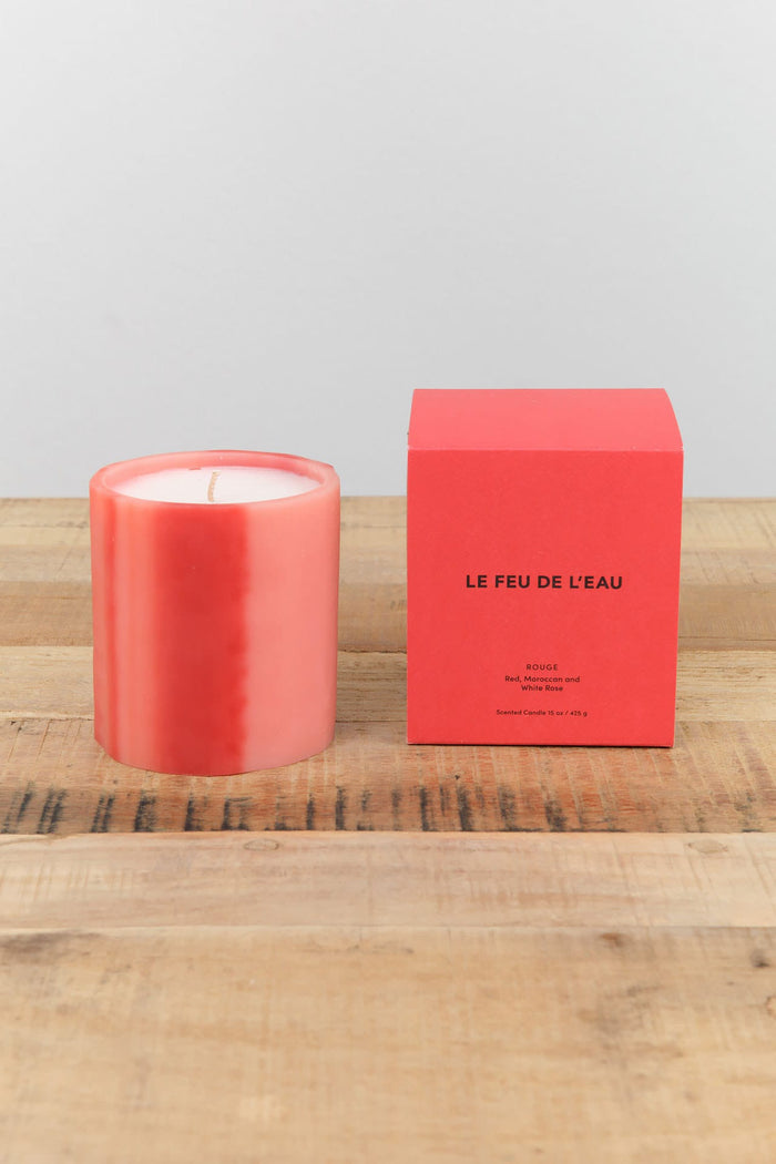 Le Feu De L'Eau Home Candles Rouge Candle Rouge / 15 oz