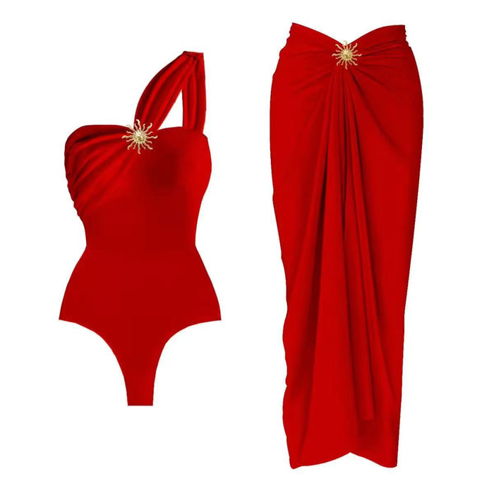 Ruby Eclipse Swimsuit Set - Red