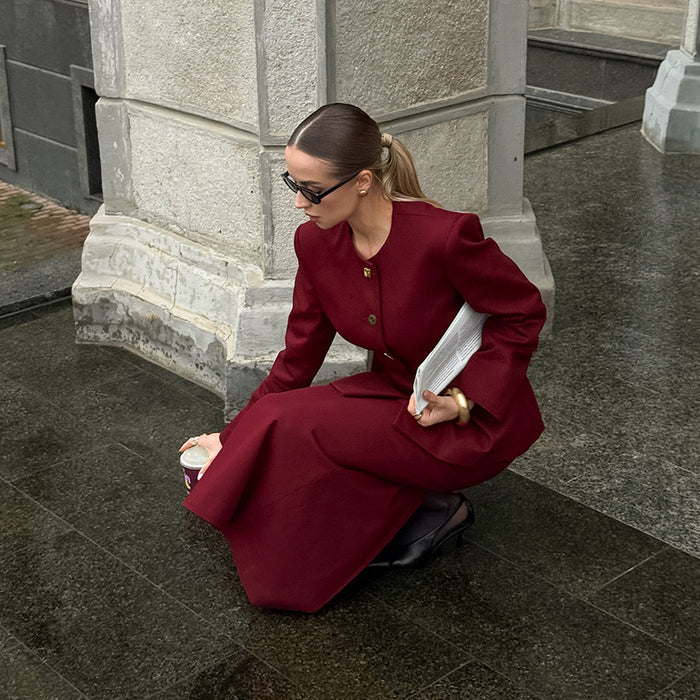 Rue Co ord Set - Red