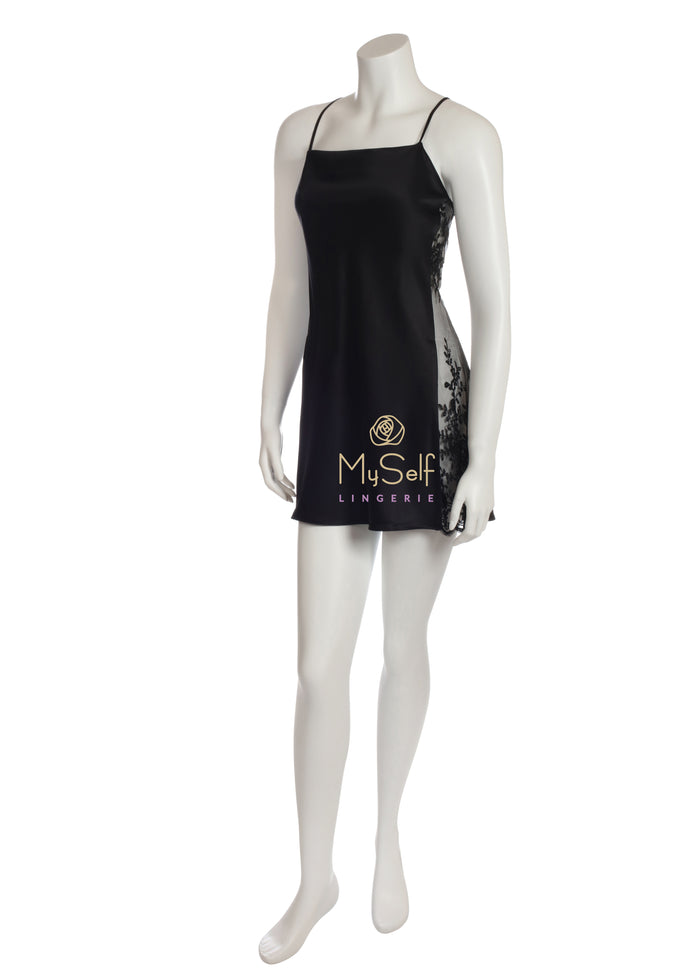 Rya Collection 207 Darling Lace Panel Chemise myselflingerie.com