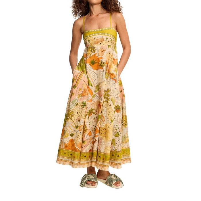 Saffy Maxi Dress - Yellow