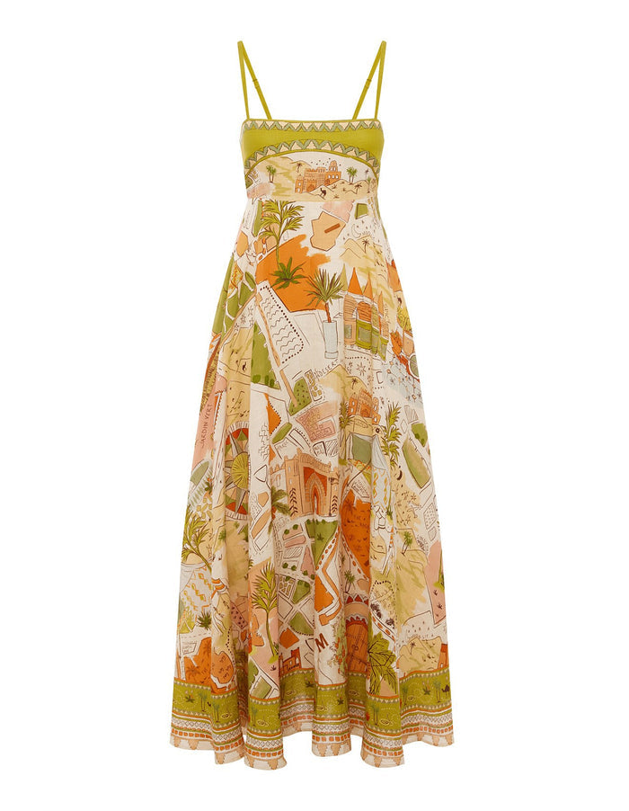 Saffy Maxi Dress - Yellow