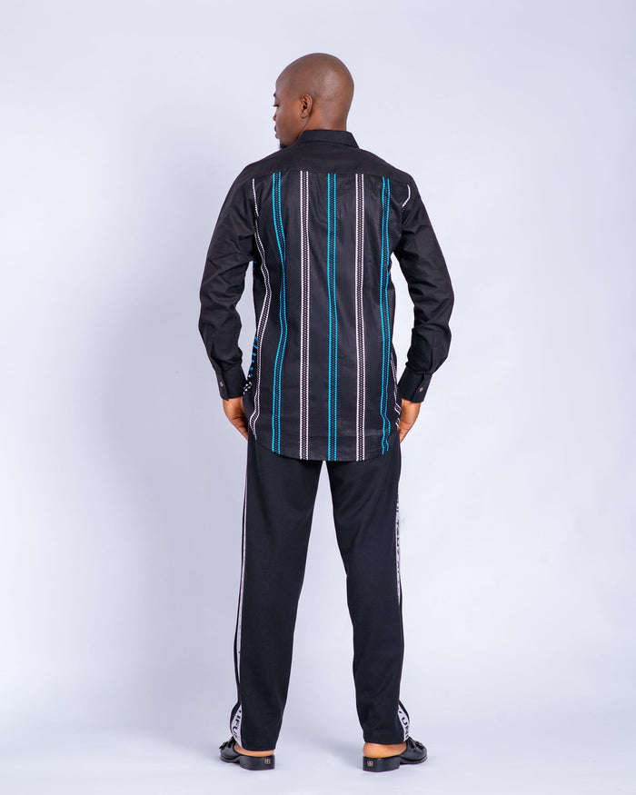 Sami Men's African Print Shirt