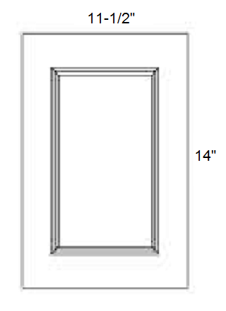 SAMPLE DOOR  Metro White