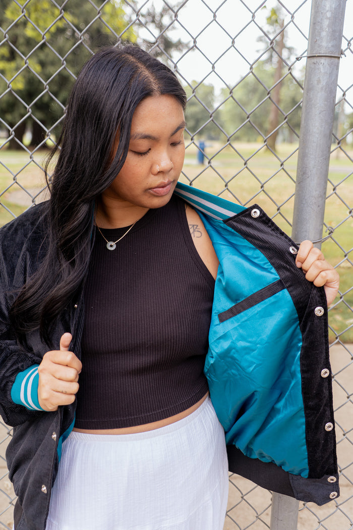 [ San Jose Sharks ] Retro Cord Jacket