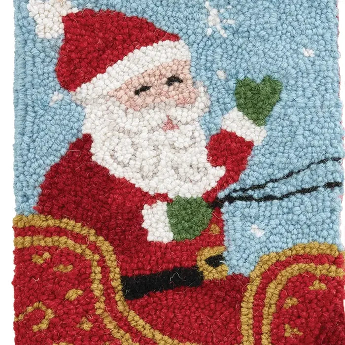 Santa On Sleigh Stocking