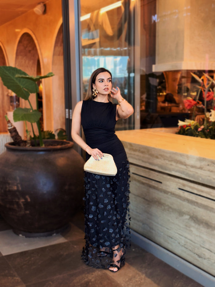 Sassy Maxi Dress - Black