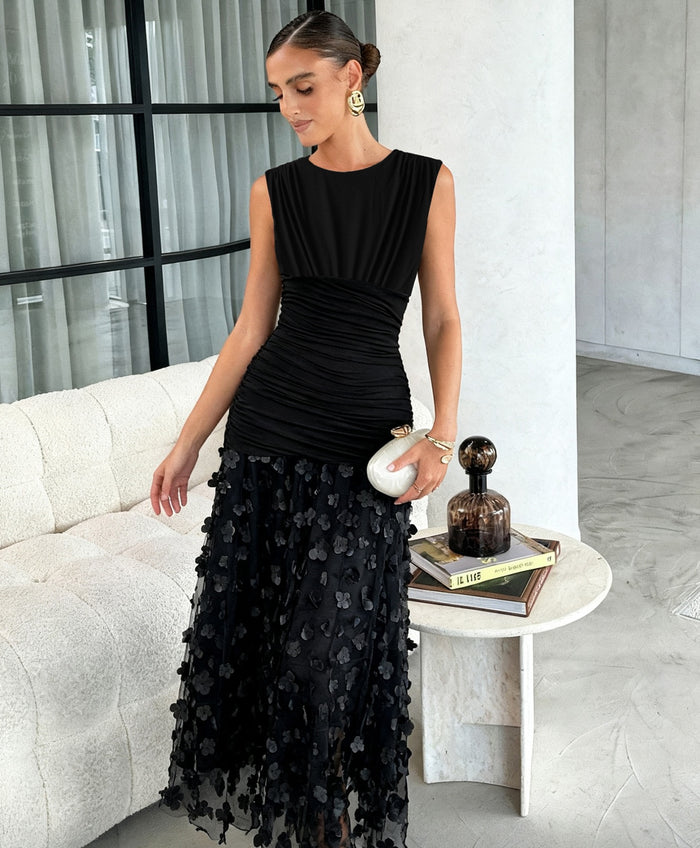 Sassy Maxi Dress - Black