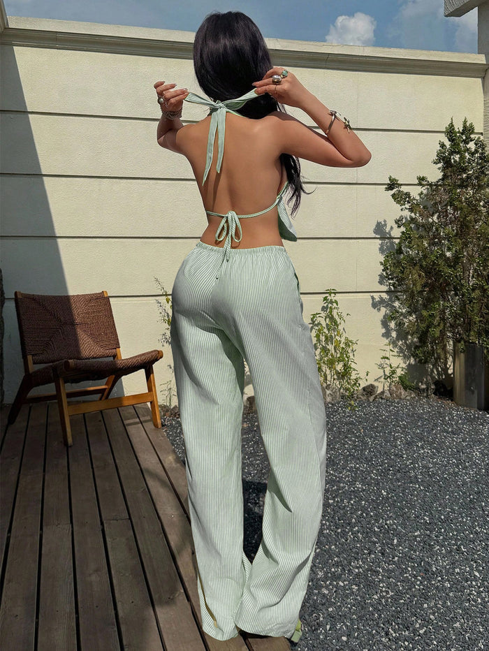 Savoca Co ord Set - Light Green
