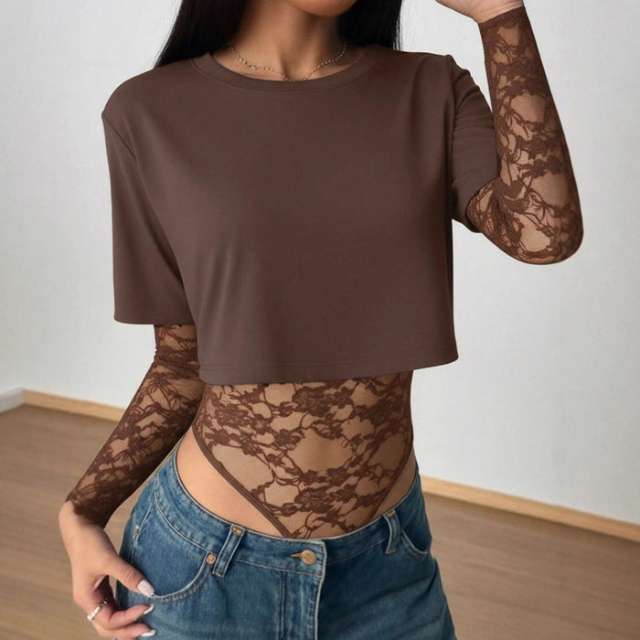 Sayble Bodysuit - Brown