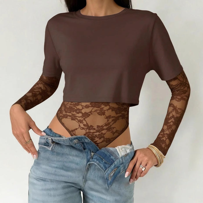 Sayble Bodysuit - Brown