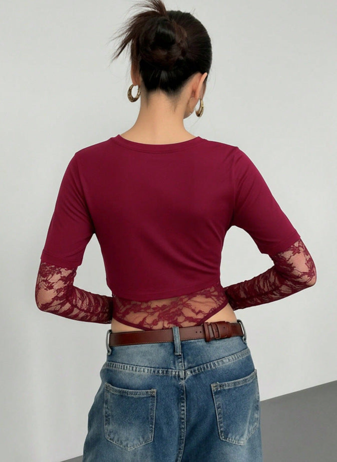 Sayble Bodysuit - Maroon