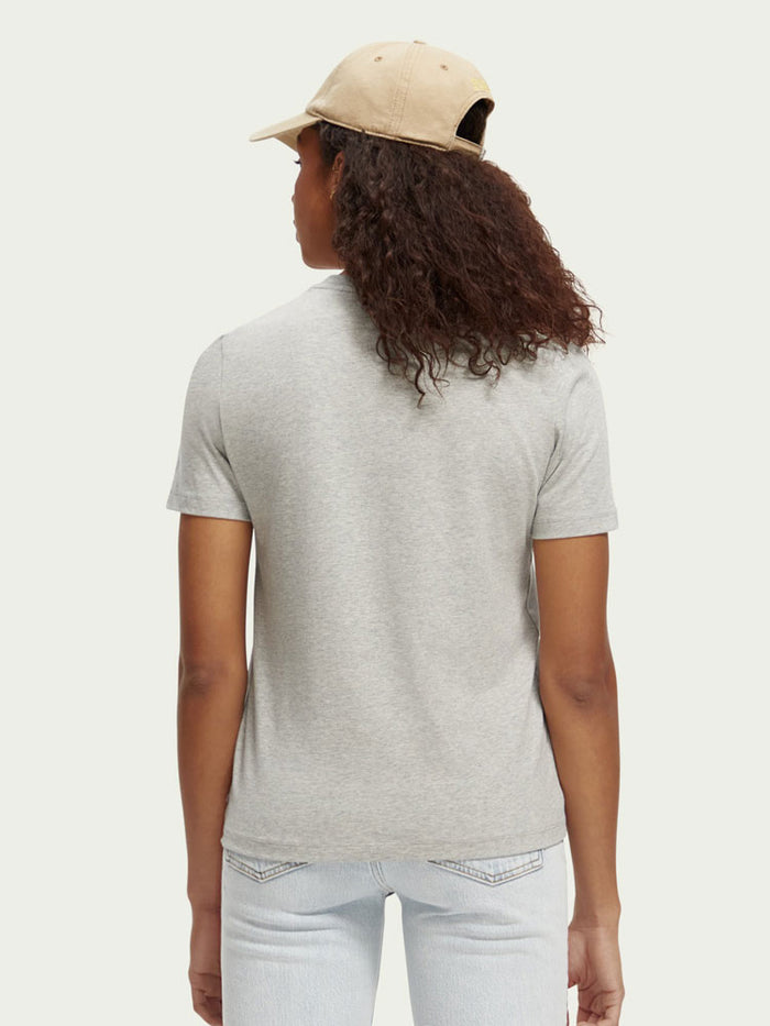 Scotch & Soda Slogan Tee Grey