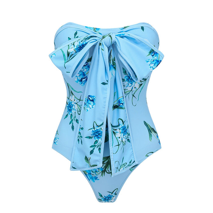 Sea Flame Swimsuit  - Blue