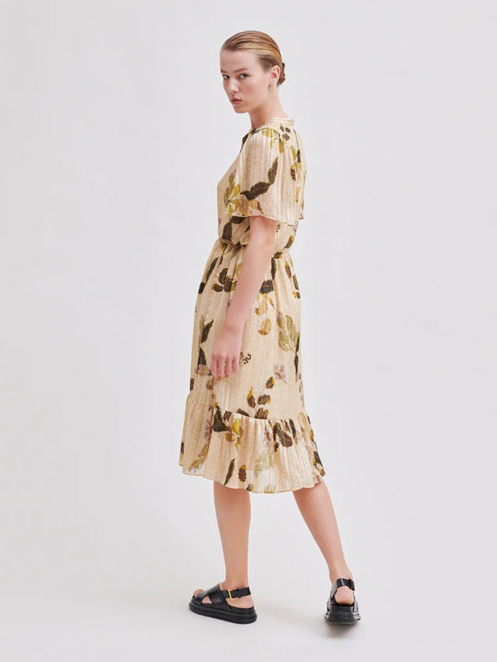 Second Female Brezza Dress Dark Chalk