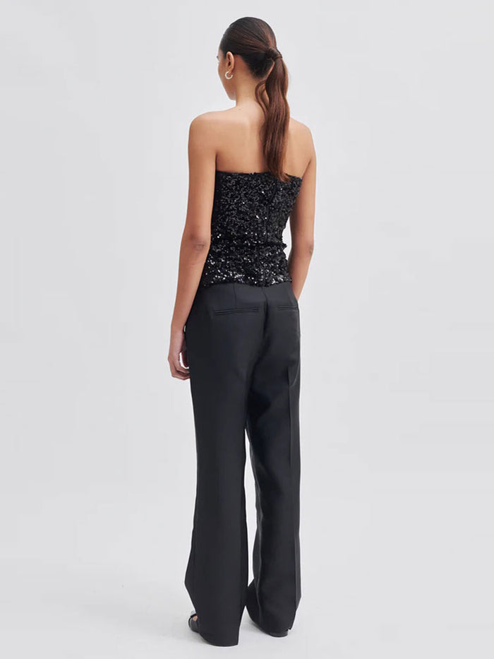 Second Female Elegance Suit Trousers Black
