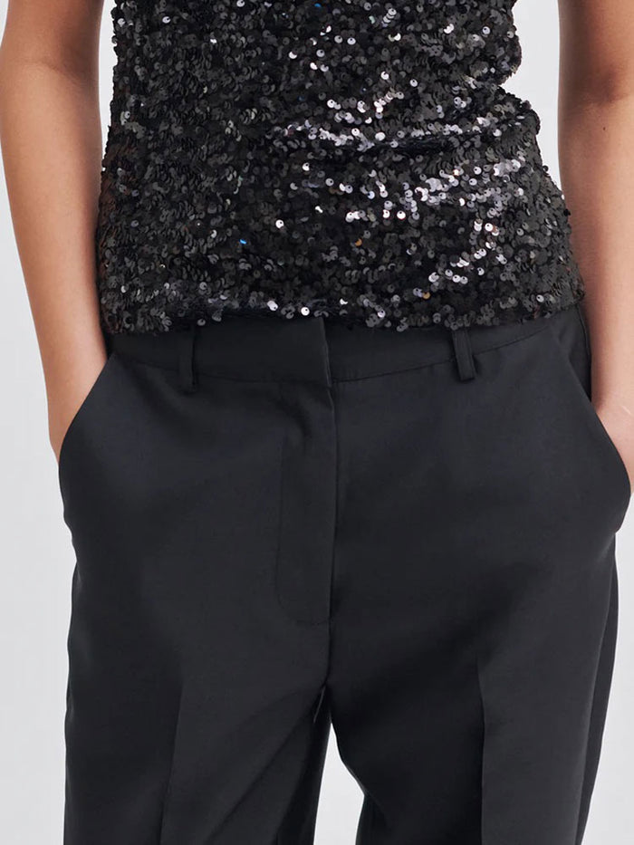 Second Female Elegance Suit Trousers Black
