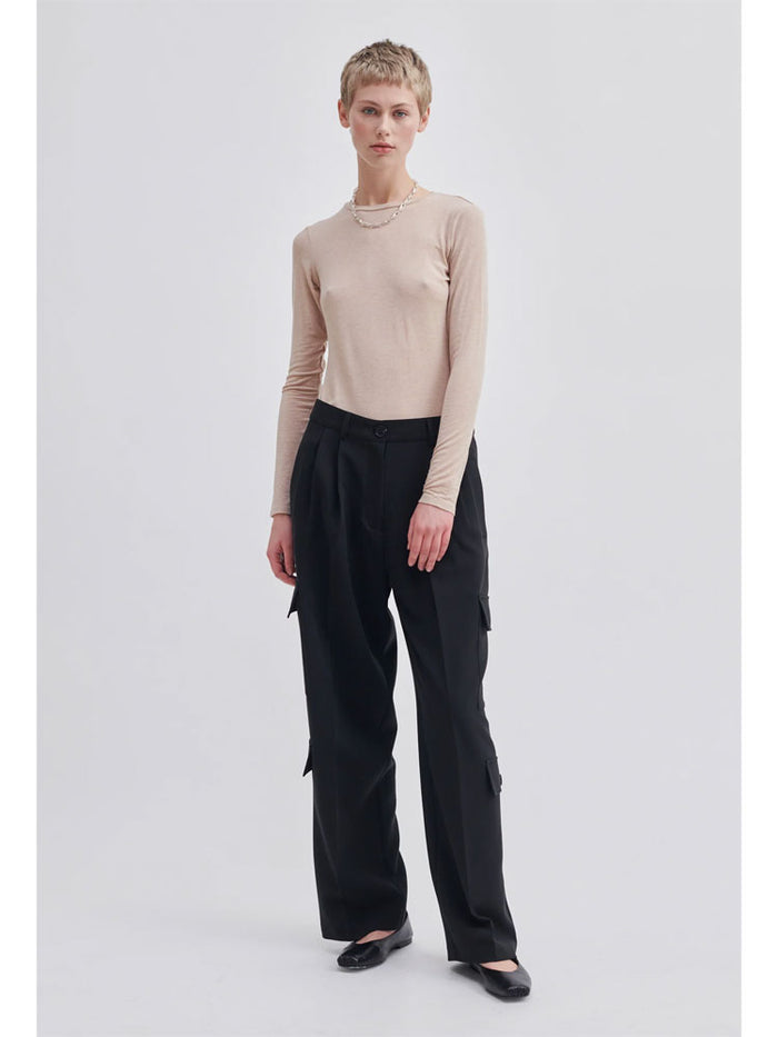 Second Female Evile Pocket Trousers Black