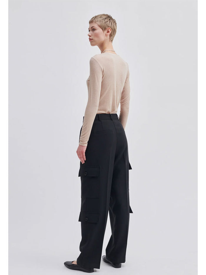 Second Female Evile Pocket Trousers Black