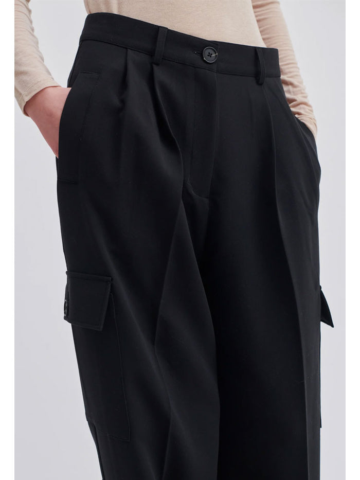 Second Female Evile Pocket Trousers Black