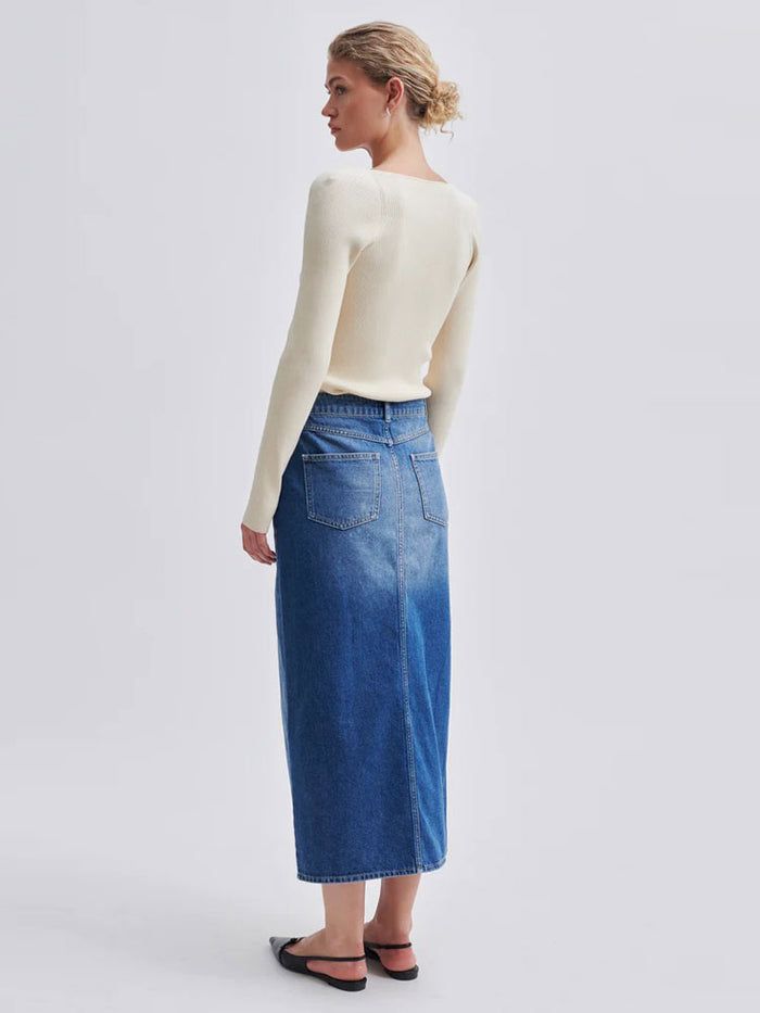 Second Female Kylie Skirt Denim Blue