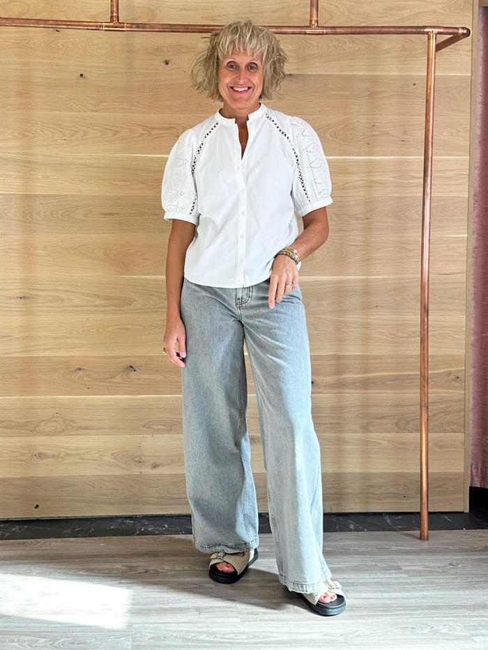 Seventy + Mochi Bay Jeans Silver Lining