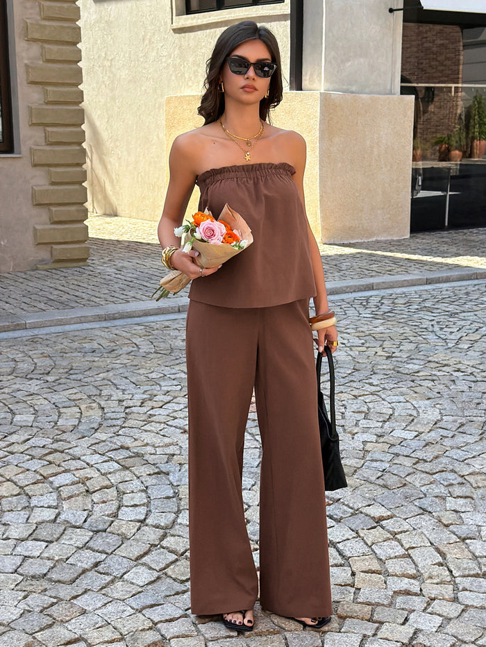 Shiloh Co ord Set - Brown