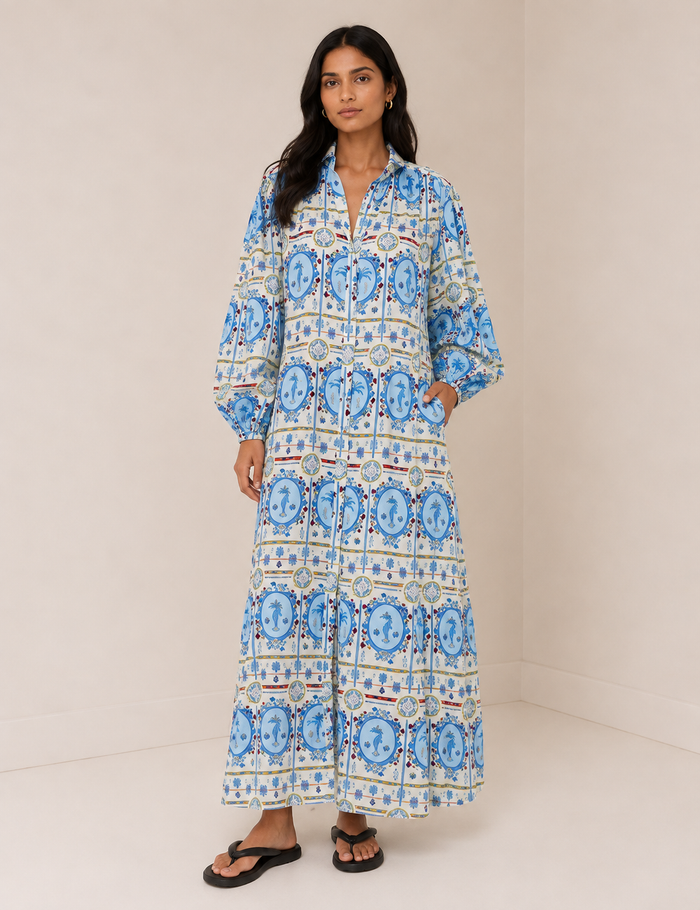 Shonda Maxi Dress - Blue