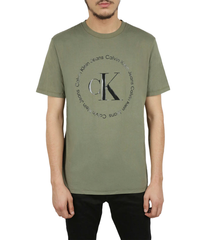 Short Sleeve Monogram Circle Tee