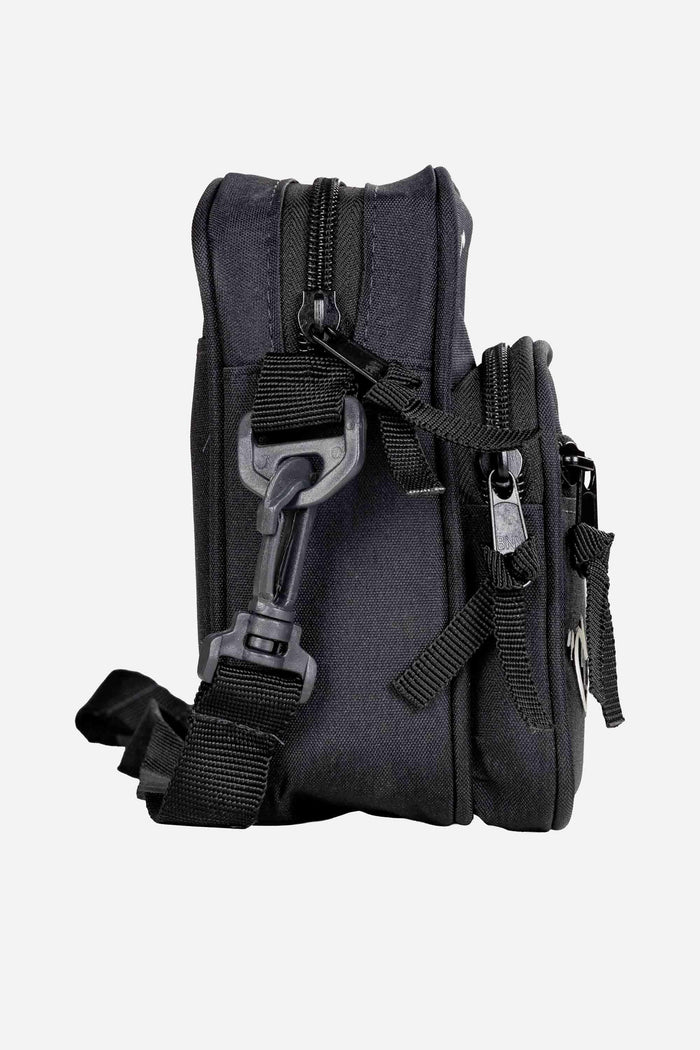 Shoulder Bag Compton Grafite Relevo Preta - COMPTON