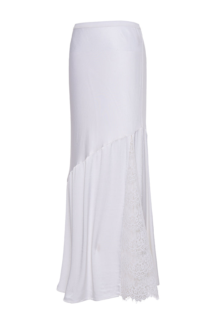 Sienna Long Skirt - Bright White