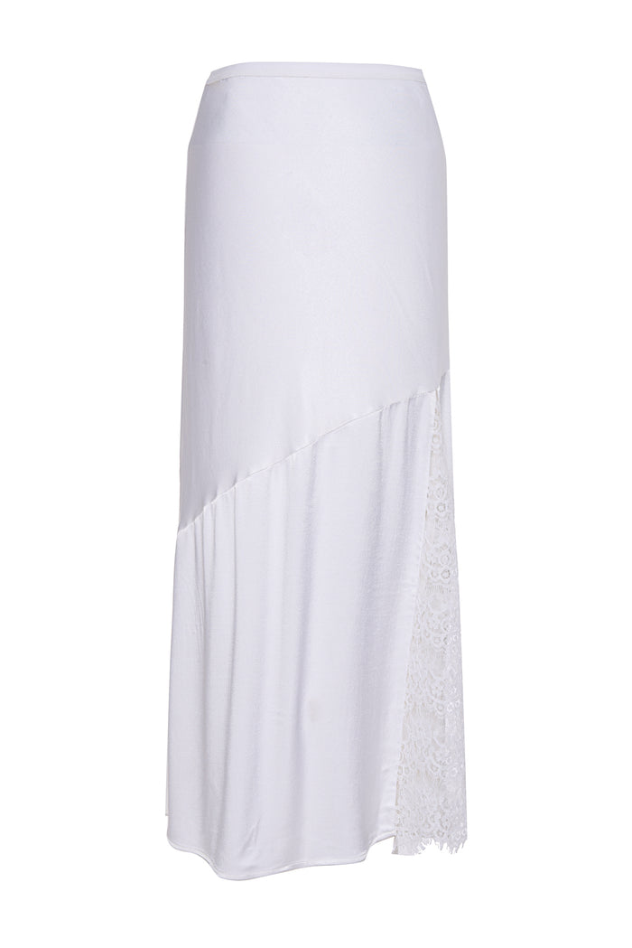Sienna Long Skirt - Bright White