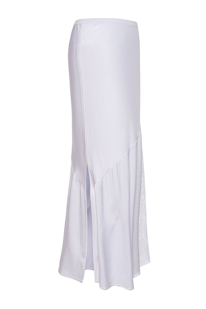 Sienna Long Skirt - Bright White