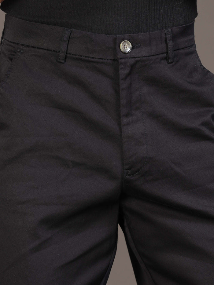 Relaxed Trouser In Black for Men