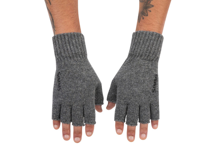 Simms Wool Half-Finger Gloves