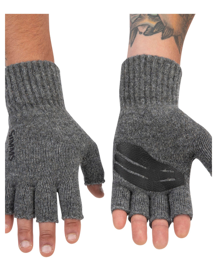 Simms Wool Half-Finger Gloves