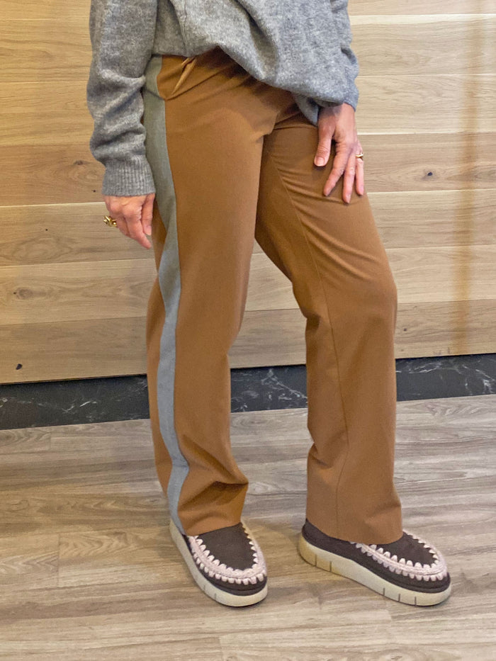 Sita Murt Side Stripe Trousers Camel