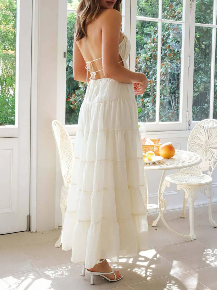 Skyra Maxi Dress - Apricot