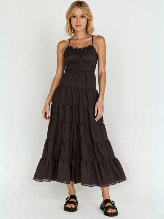 Skyra Maxi Dress - Black
