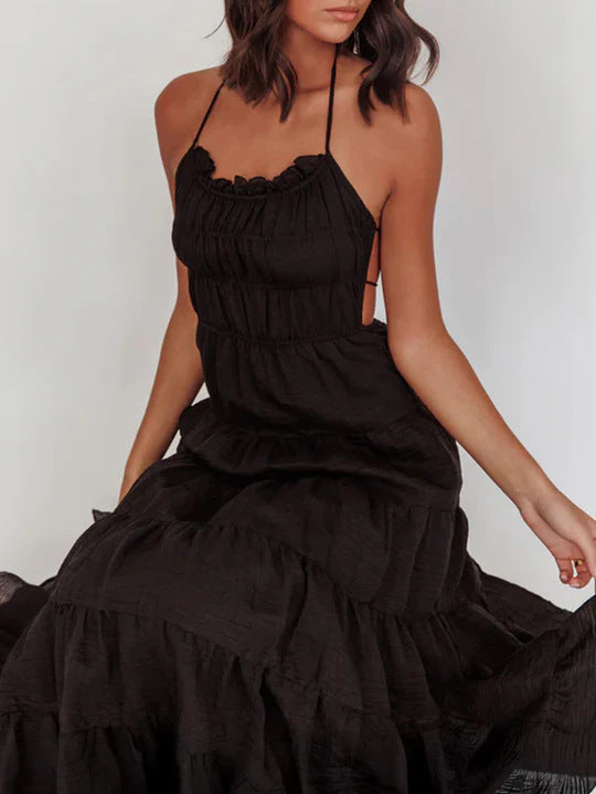 Skyra Maxi Dress - Black