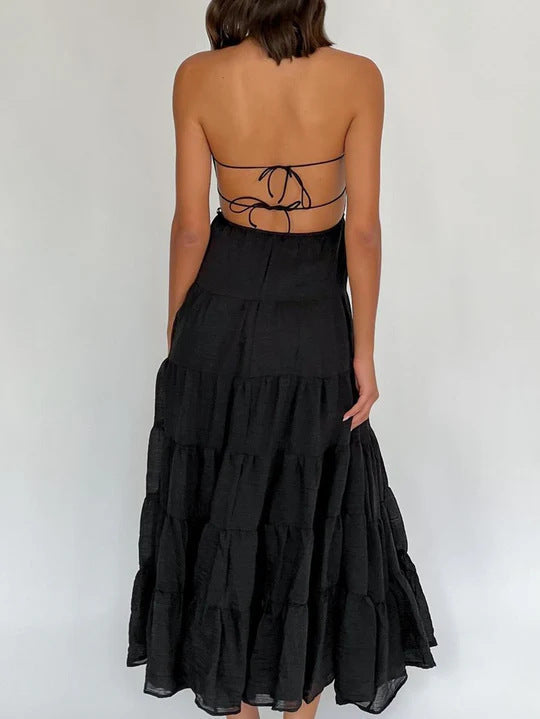 Skyra Maxi Dress - Black